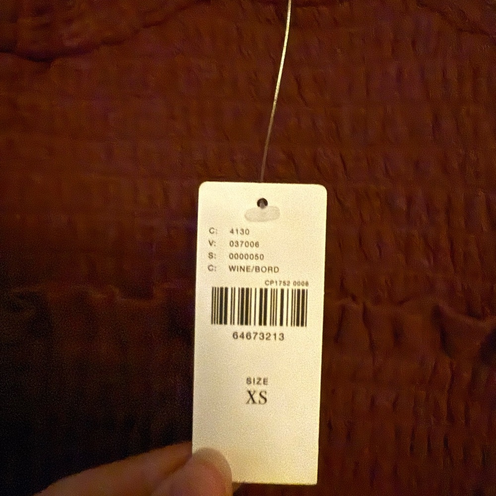Anthropologie Tiered Maxi Dress | Wine |NWT | XS - Picture 2 of 7
